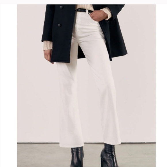 Nili Lotan Cream color boot cut jeans - Picture 1 of 6